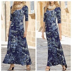 Peruvian Connection Jersey Akiko Maxi Dress